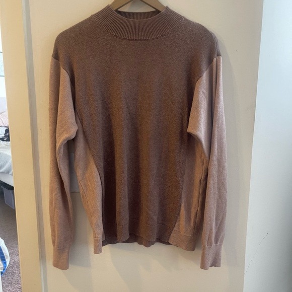 Loft Outlet Mock Turtle Neck Color Block Sweater - Picture 8 of 13